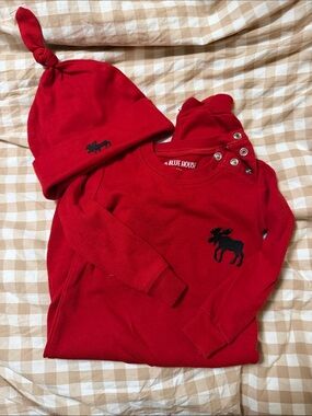 Little Blue House Baby One-Piece with Hat 12-18 Months
